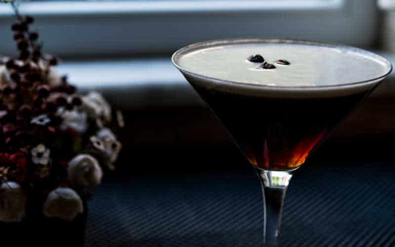 espresso-infused vodka martini, espresso vodka martini