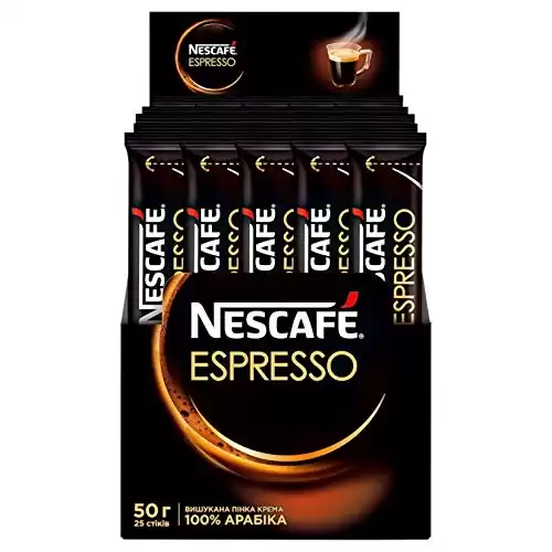 Nescafe Instant Coffee Sticks 25 sticks 1.76oz (Espresso)