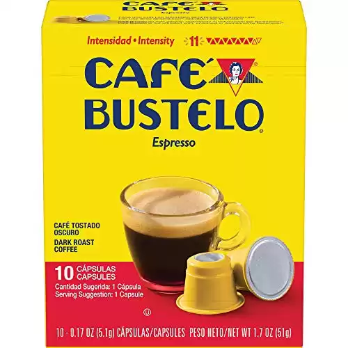 Café Bustelo Coffee Espresso Dark Roast Coffee, 40 Count