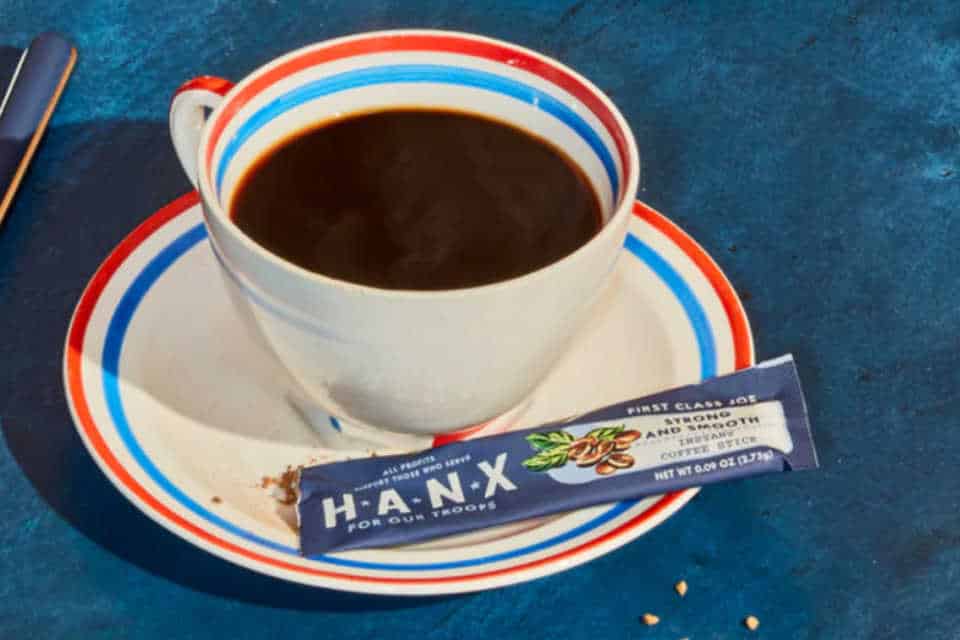 Hanx Coffee Sticks, Hanx Coffee, Hank's Coffee, Tom Hanks coffee