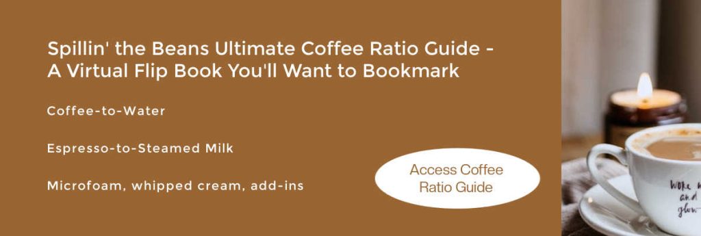 coffee-water ratio, espresso-milk ratios, how to make coffee, how to make espresso