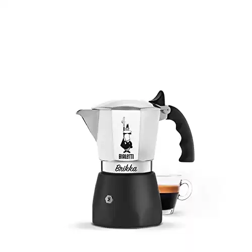 Bialetti - New Brikka, Moka Pot, the Only Stovetop Coffee Maker Capable of Producing a Crema-Rich Espresso