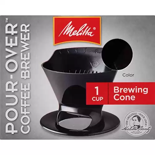 Melitta Filter, Single Cup Pour-Over Coffee Brewer