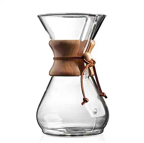 Chemex Pour-Over Glass Coffeemaker 8-Cup