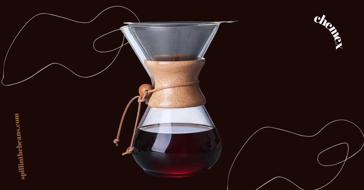 Chemex pour over coffee maker