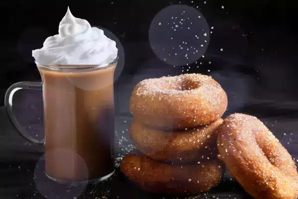 Festive Donut Wonderland Coffee, Christmas coffee, holiday coffee