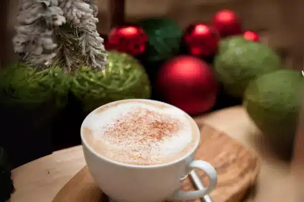 Christmas cappuccino, Christmas coffee
