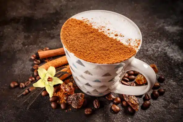 Cinnabun vanilla coffee, cinnamon coffee recipe, Cinnamon Christmas coffee